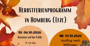 Herbstferienprogramm ab 12  - 2