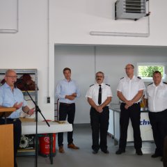 Vizelandrat Jürgen Kaufmann betonte die Bedeutung der Feuerwehren und eine zeitgemäße Ausrüstung.