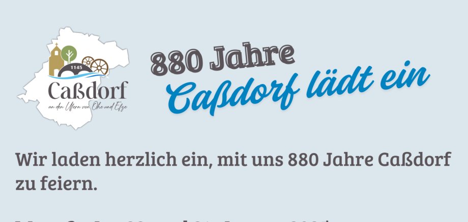 Kopie von Flyer 880 Jahre Caßdorf_Vorderseite - 1